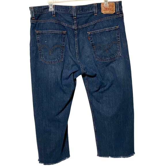 Levi's 569 Loose Straight Mens Jeans 42x32 Boho Hippie Streetwear Modern Casual - Picture 4 of 8